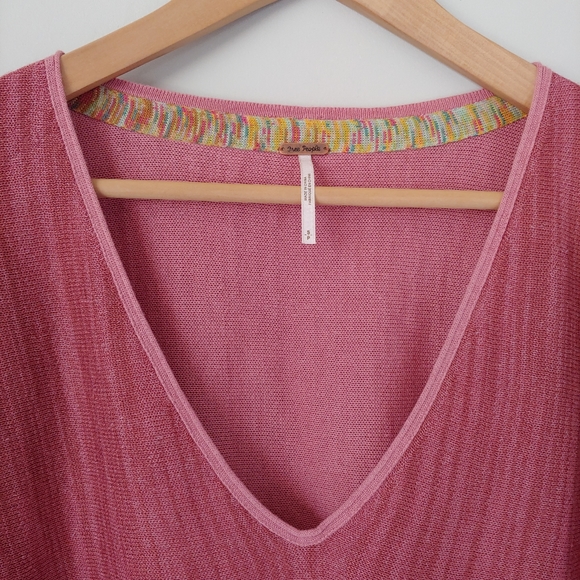 NWT Free People Sundae Swing Pullover Sweater Rose Pink Size Small - Picture 11 of 16
